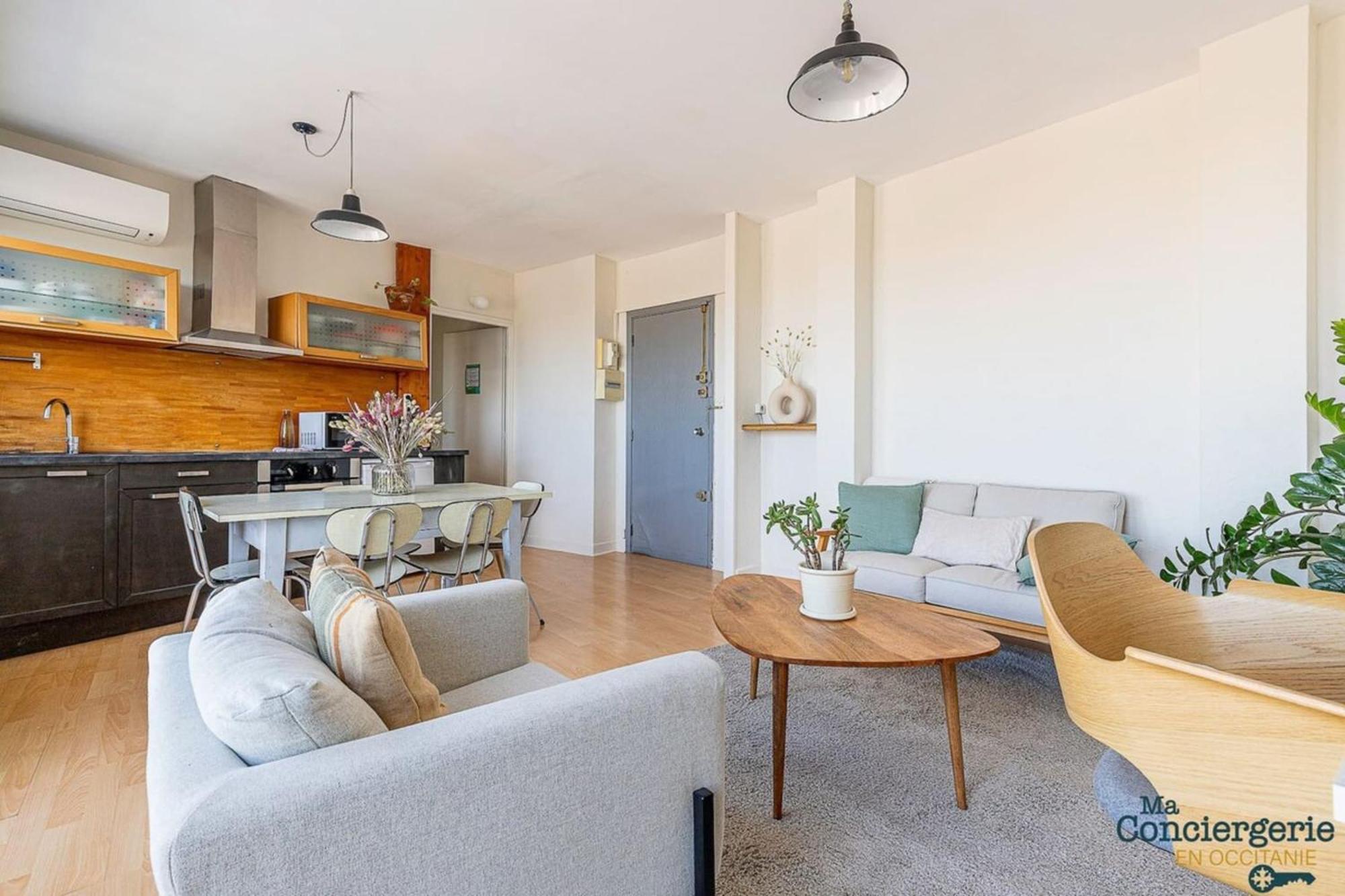 Apartment Montaudran Place Dupuy - Vue Panoramique -metro Toulouse